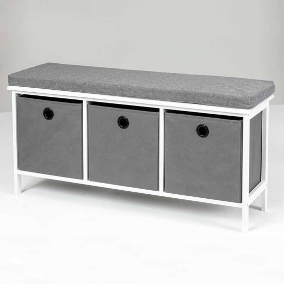 Banc avec tiroirs