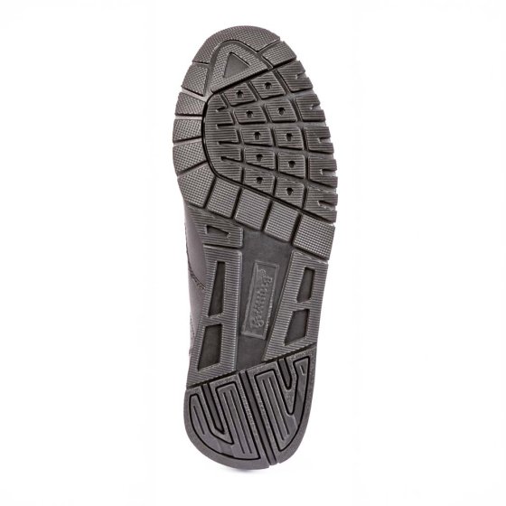Chaussures de sport en cuir à velcros 38 | Noir