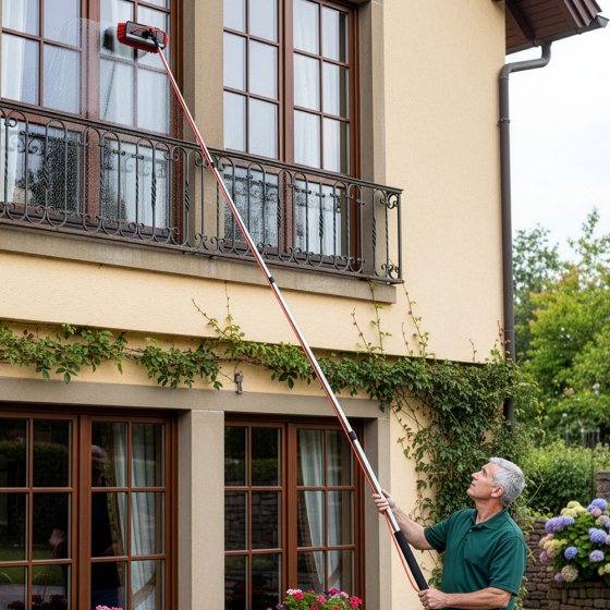 Balai télescopique pour lèau 