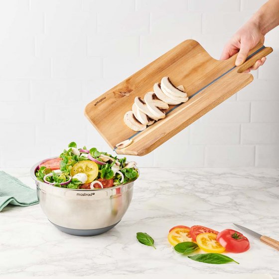 Planche à découper pliable en bois 