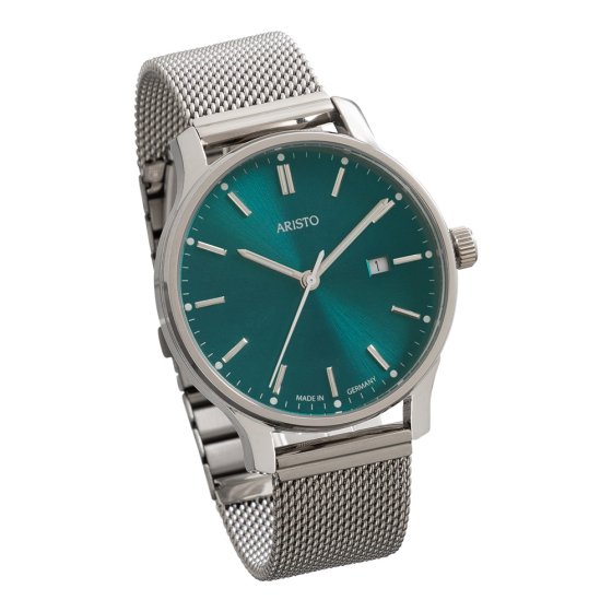 Montre Milanaise pour homme  Vert