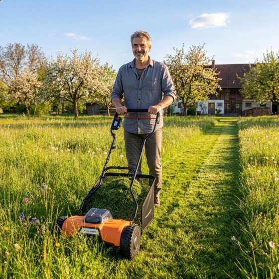 Tondeuse à cylindre sans fil 