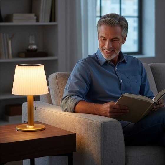 Lampe de table solaire "Duo-Power" 