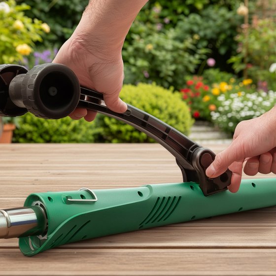 Désherbeur électrique à roulettes 