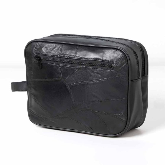 Trousse de toilette en cuir haut de gamme 