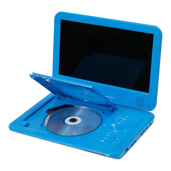 Lecteur DVD portable bleu 