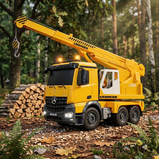 Grue radio-commandée pour charges lourdes Mercedes-Benz Arocs 