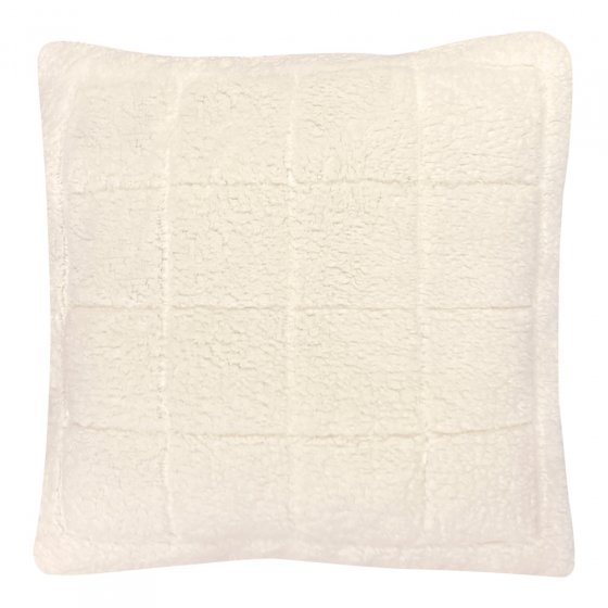 Oreiller aspect peau d’agneau 