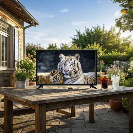 Téléviseur mobile 24 pouces à batterie 