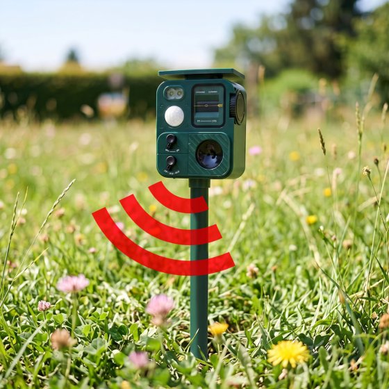 Répulsif solaire ultra-flexible pour animaux 