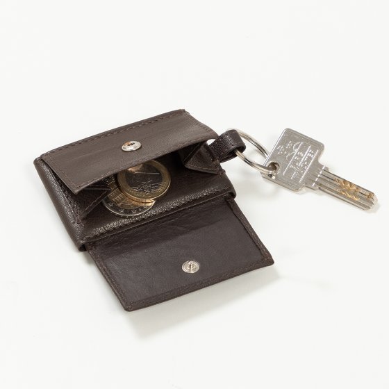 Mini-portefeuille avec porte-clés Noir