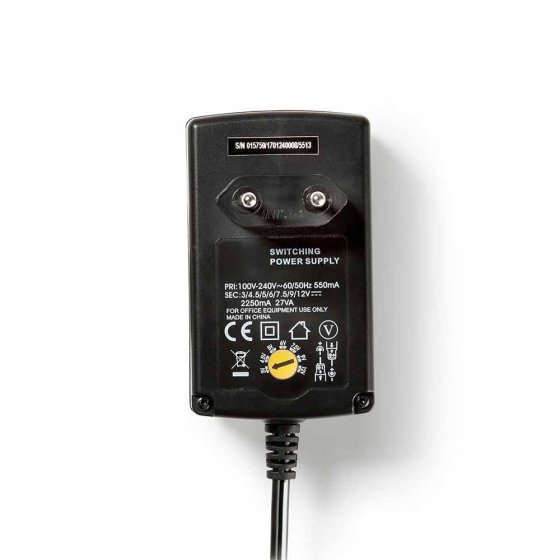 Adaptateur secteur universel 2,25 A 