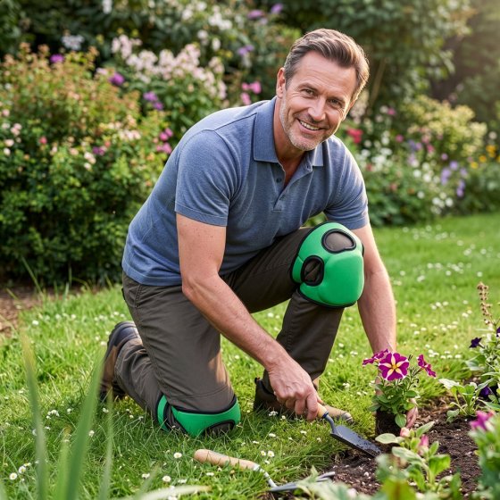 Genouillères de jardinage 
