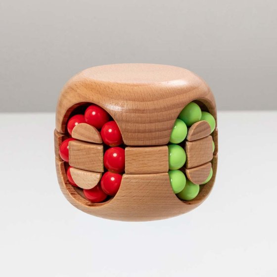 Cube à casse-tête en bois 