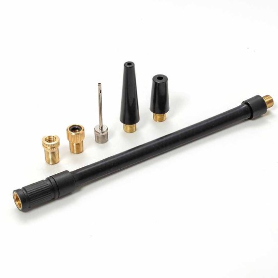 Tête de pompe 3 en 1 + rallonge + adaptateur 