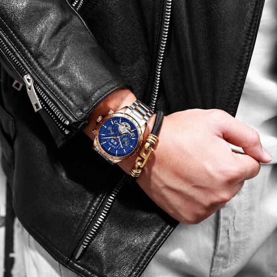 Montre automatique bicolore 