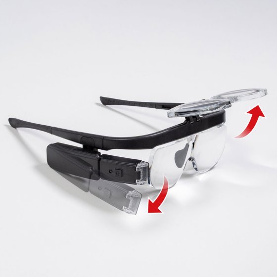 Lunettes-loupe LED 