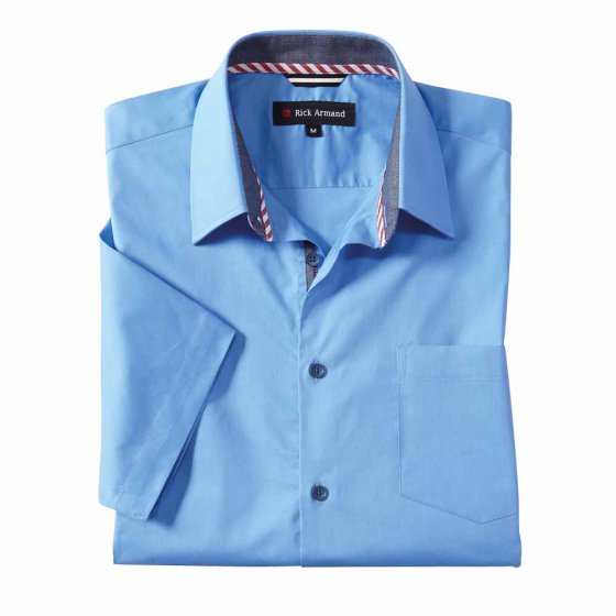 Chemise stretch avec contrastes en lot 
