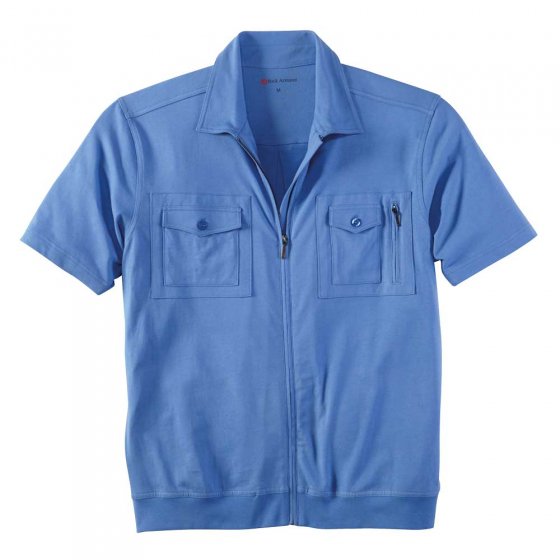 Chemise jersey multi-poches 