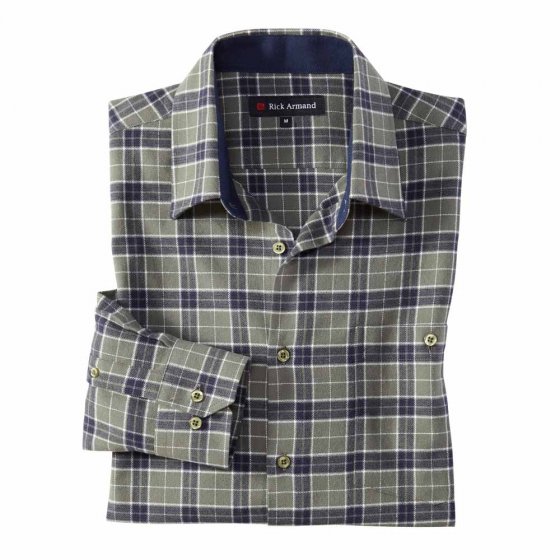 Chemise en flanelle de coton