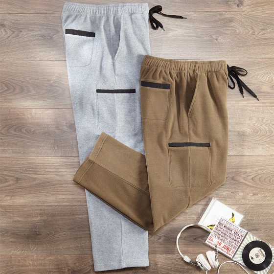 Pantalon cargo en polaire