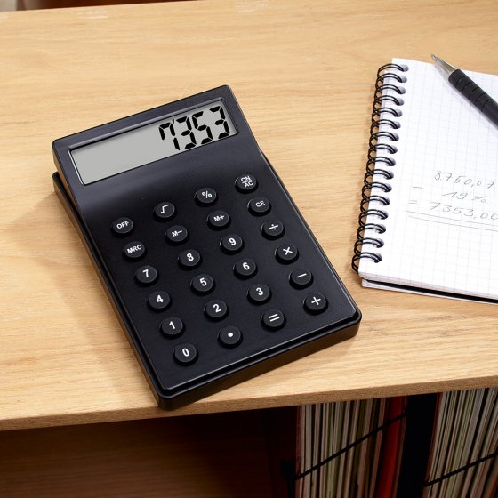 l’horloge calculatrice