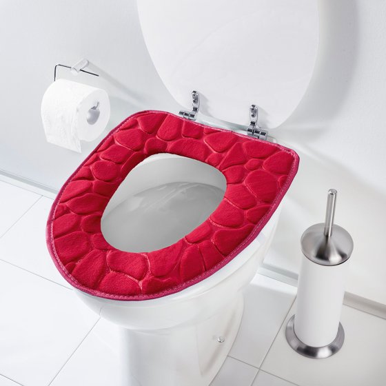 Coussin pour lunette de WC, rouge
