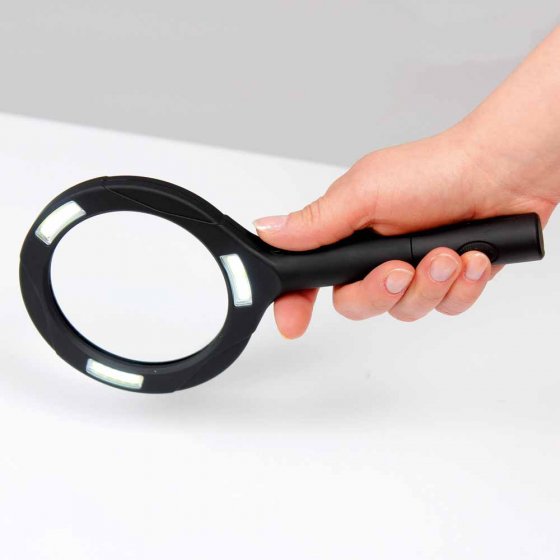 Loupe à main LED 