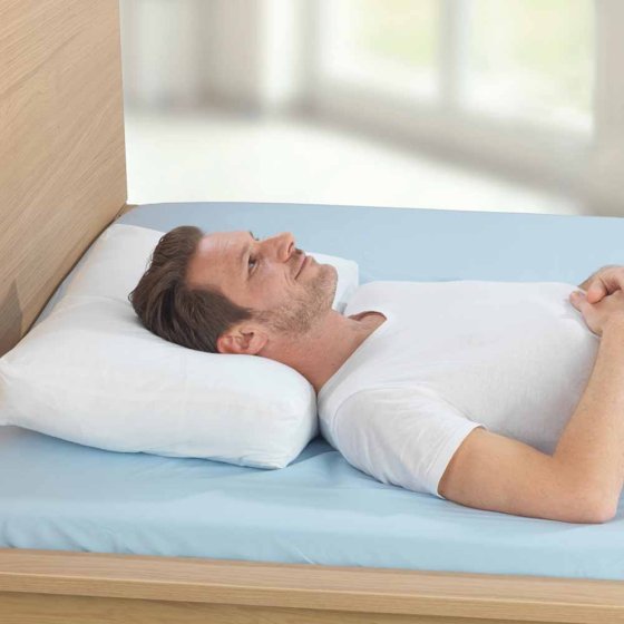 Oreiller pour dormir sur le dos 
