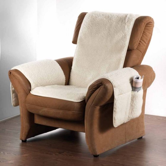 Housse de fauteuil en laine vierge