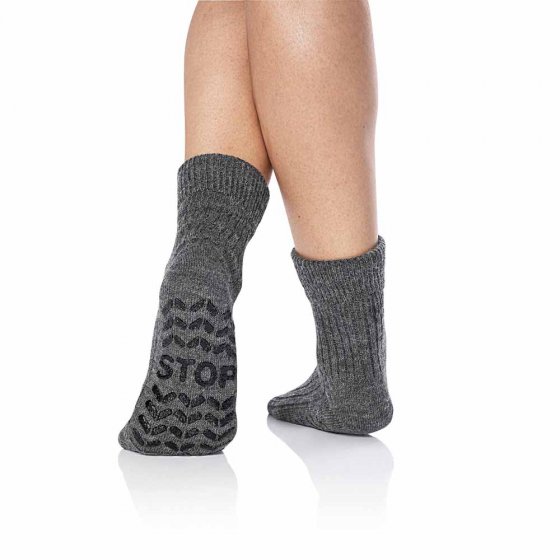 Chaussettes à repriser en alpaga 