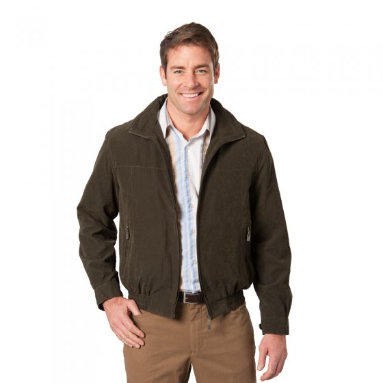 Blouson en Micro Moss