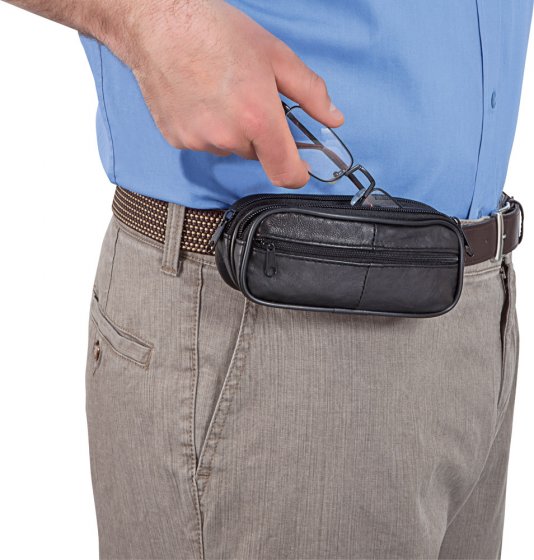 Sac de ceinture en cuir d´agneau