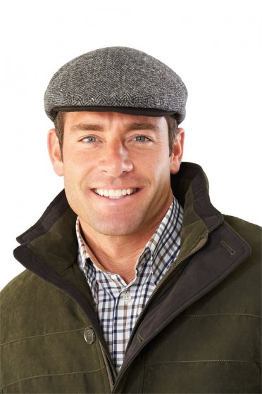 Casquette Donegal en tweed 