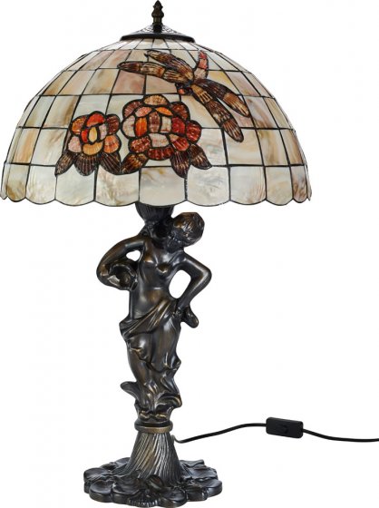 Lampe en nacre de style Tiffany 