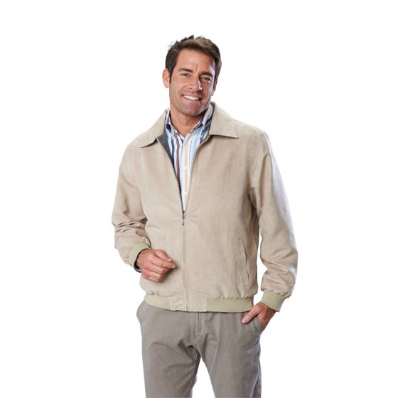 Blouson réversible en microskin