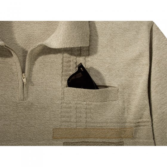 Sweater polo chiné 