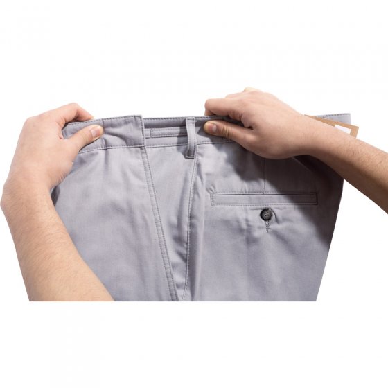 Pantalon coton à ceinture stretch 