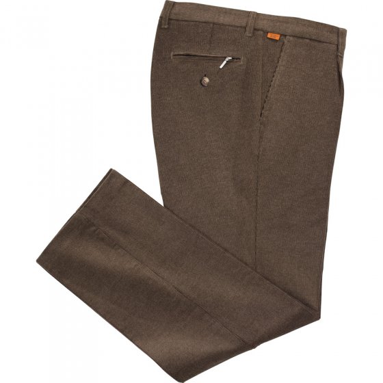 Pantalon velours aspect flanelle 