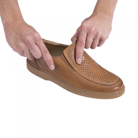 Loafers confort  "Walkerflex" 43 | Marronclair