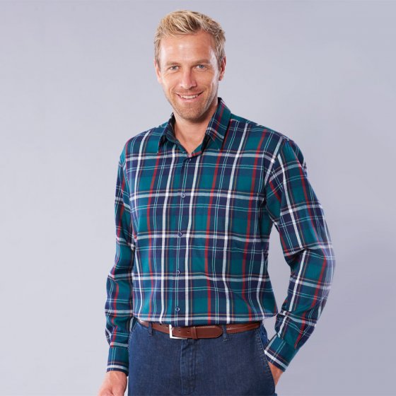 Chemise sergée repassage facile 