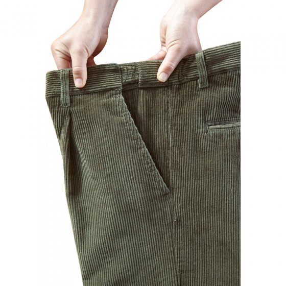 Pantalons confort en velours par 2 