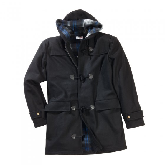 Duffle-coat en laine 3XL | Noir