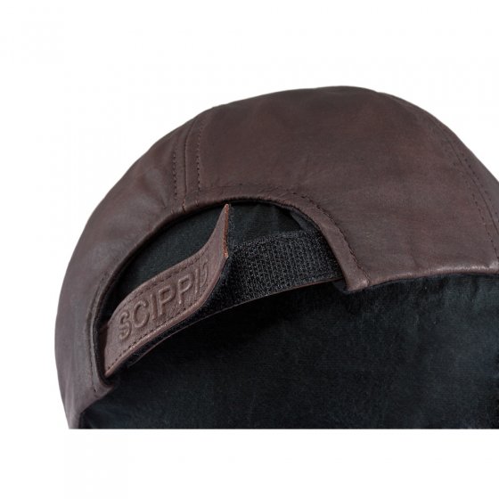 Casquette à visière en cuir « Scippies »