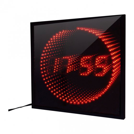 Horloge murale numérique 3D à LED