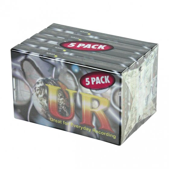 Cassettes audio 90min Lot de 5
