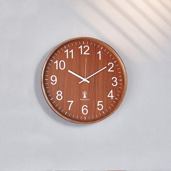 Horloge murale bois XL