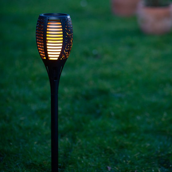 Flambeau de jardin solaire "flamme"
