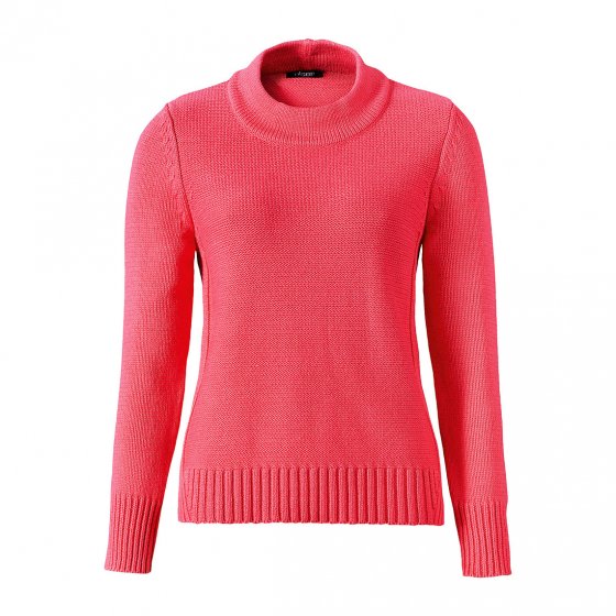 Pull femme col court montant 