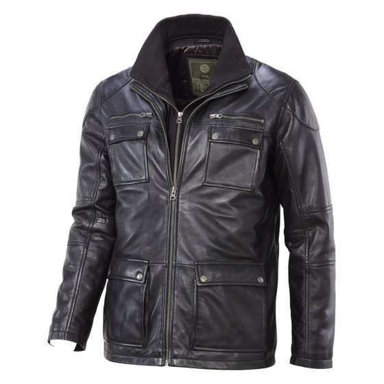 Veste en cuir nappa d'agneau 